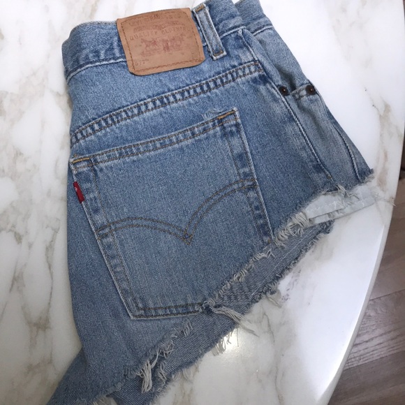 Levi's Pants - Levi’s Cheeky Jean Shorts Cut Off Denim Vintage